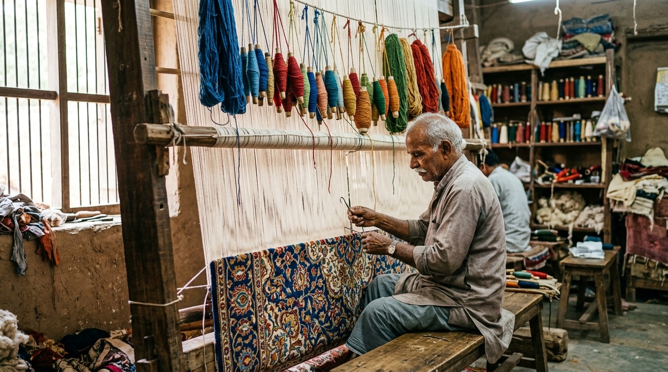 Bhadohi Carpet Sourcing Agent | Hand-Knotted Rugs & Loom Audits | QualityLink Global