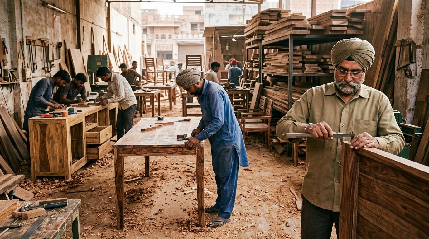 Carpentry and joinery inspection in Jodhpur workshop
