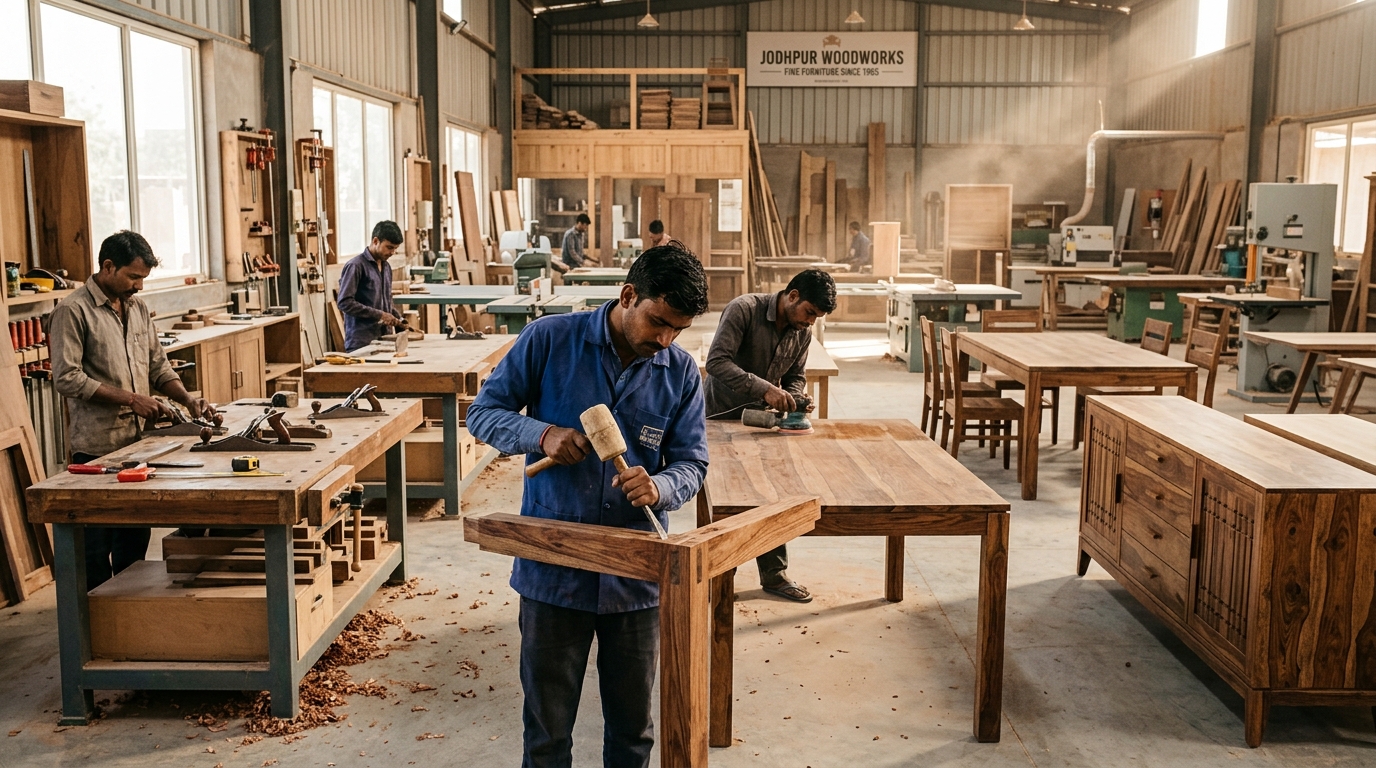 Jodhpur Furniture Sourcing Agent | Solid Wood & Factory Audits | QualityLink Global
