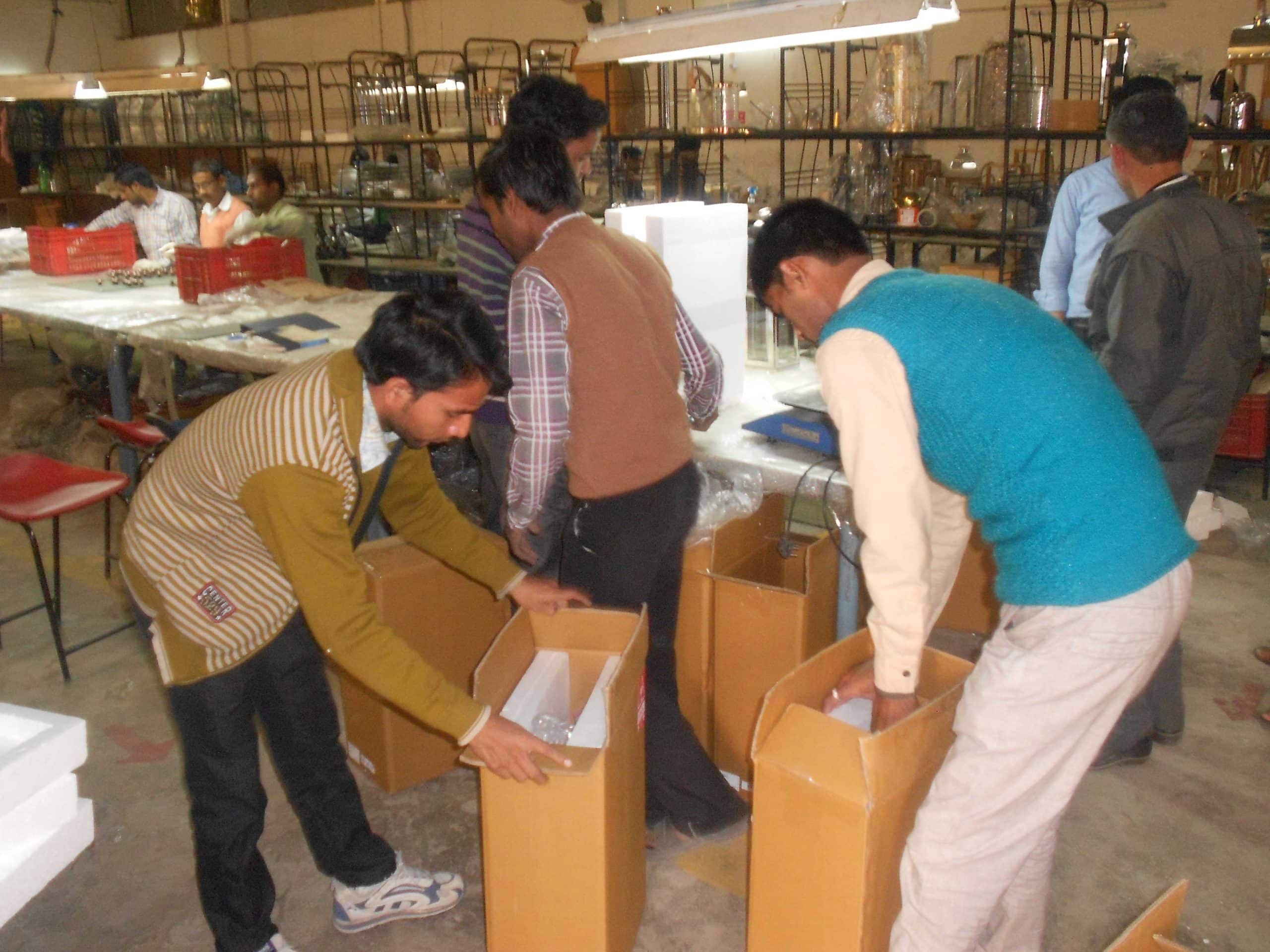 Quality control inspection of products in India