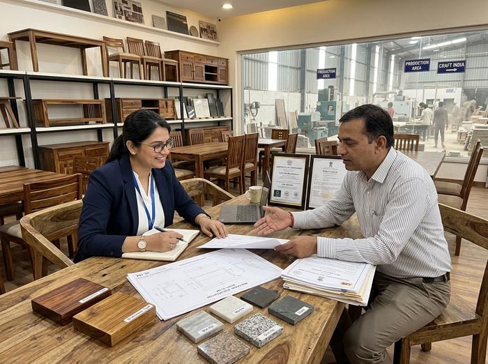 Dedicated India buying agent conducting on-site supplier verification and order coordination in Rajasthan